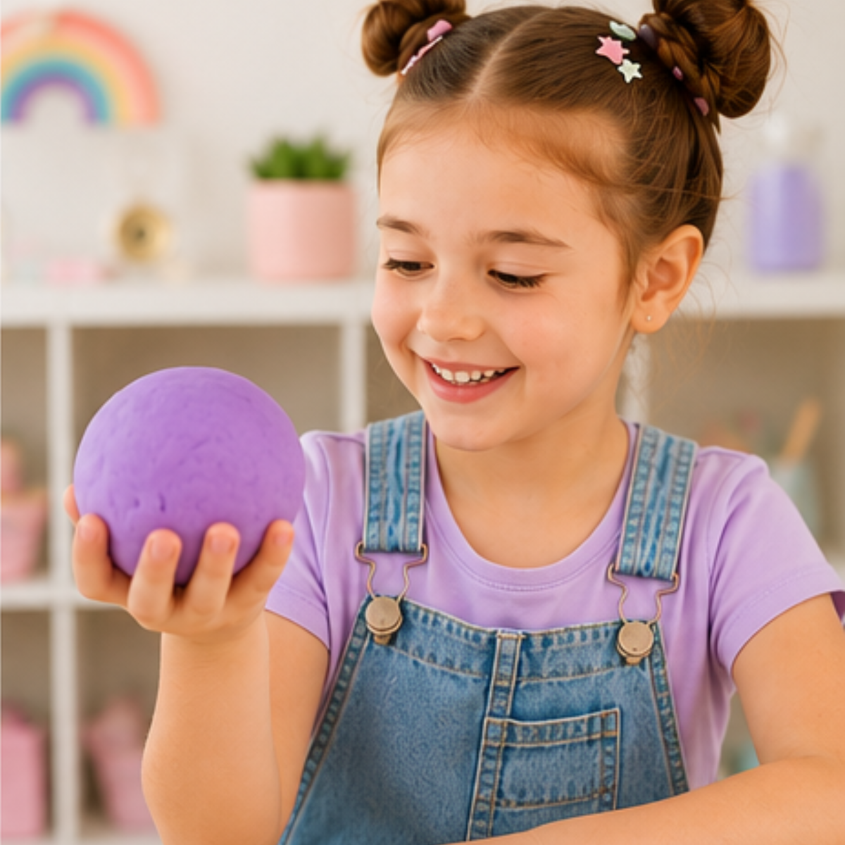 DIY Playdough Mix Kits for Kids - Purple