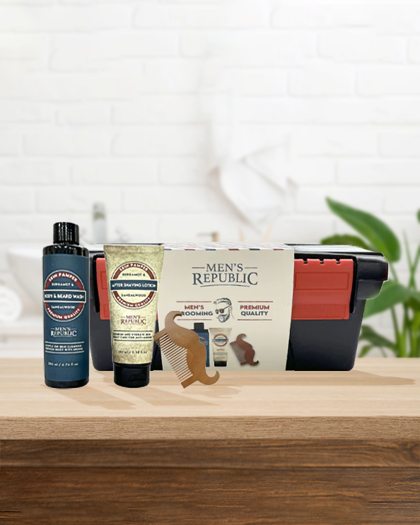 Men's Republic 4pc Grooming Kit Including Tool Case