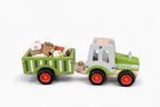 Onya Kids Green Tractor with Farm Animals
