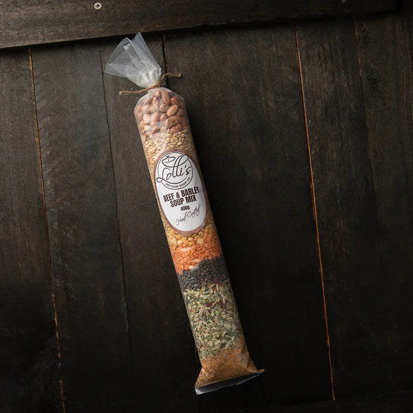 Lolli’s Artisan Soup Co: Beef & Barley Soup Mix