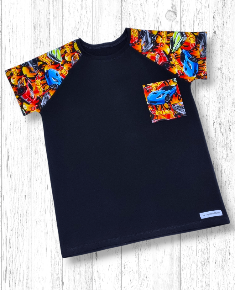 Hot Wheels Pocket Raglan T-Shirt