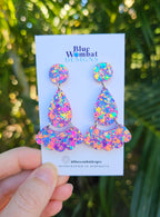 Resin Playdough Glitter Dangles