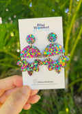 Bruno Glitter Resin Dangles