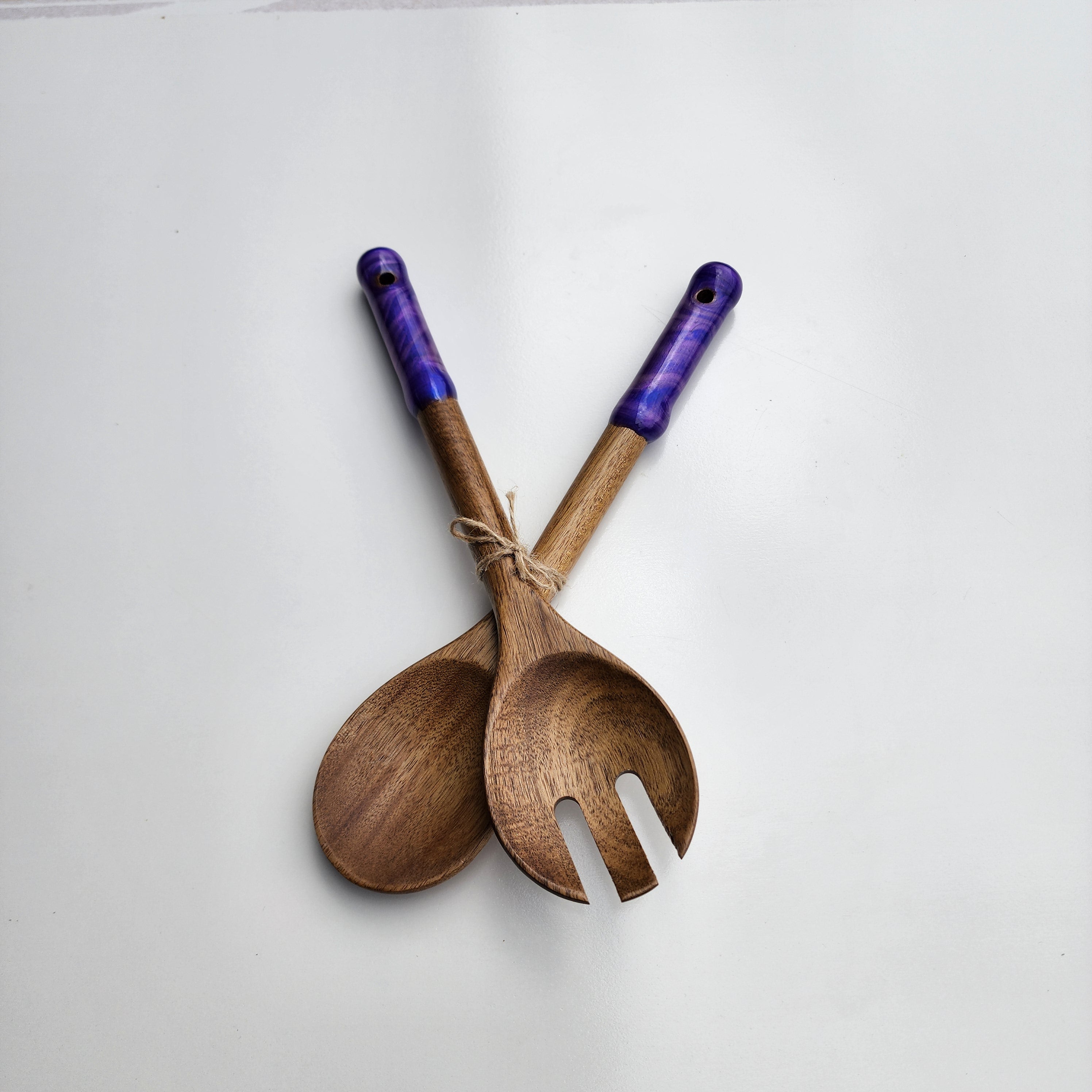 Blue Salad Servers