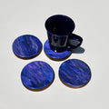 Blue/ Purple Resin Coasters