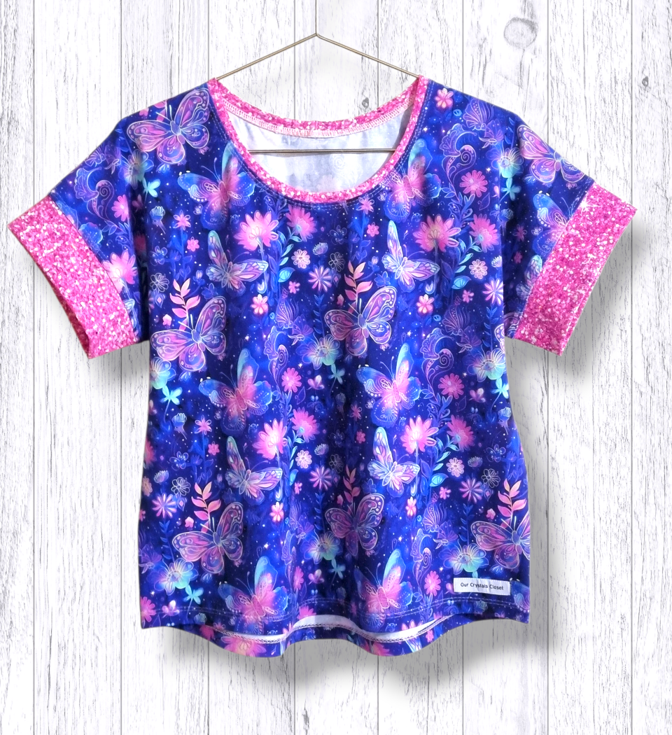 Magical Butterflies Dolman Top