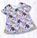 Floral Horses Portrait Top