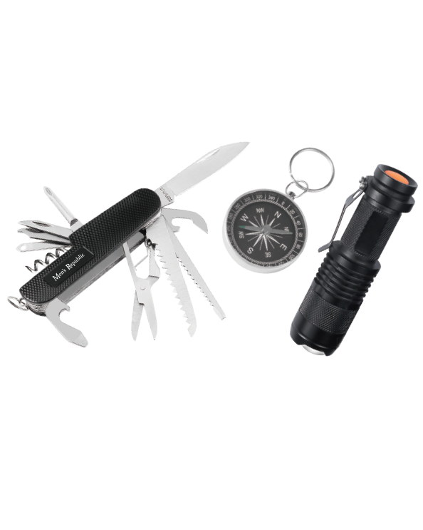 Men's Republic Multifunction Adventure Knife and Torch