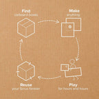 Discover Kit | Makedo Cardboard Construction for 2-5 Makers