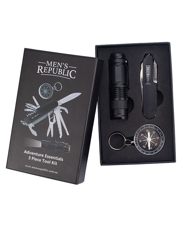 Men's Republic Multifunction Adventure Knife and Torch