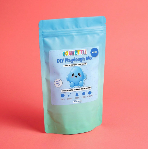 DIY Playdough Mix Kit for Kids - Blue