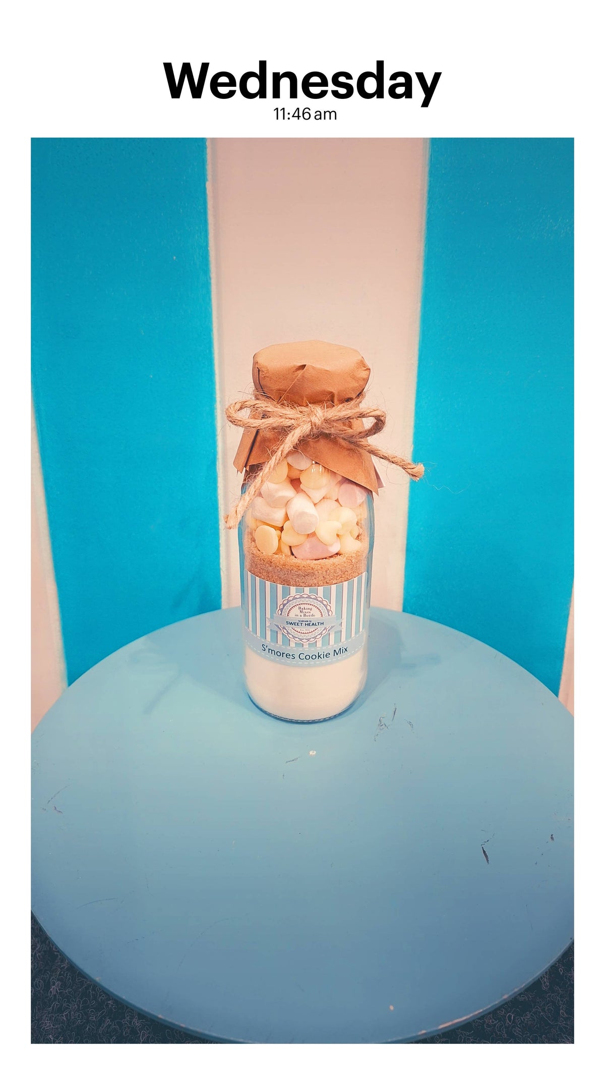 Cookie Mix in a Bottle - S'mores White Choc - SMALL