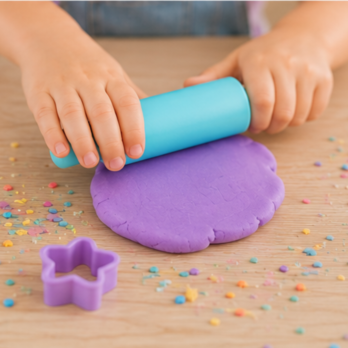 DIY Playdough Mix Kits for Kids - Purple