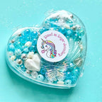 Jewellery Making Kit Tiffany Teal Heart Shape