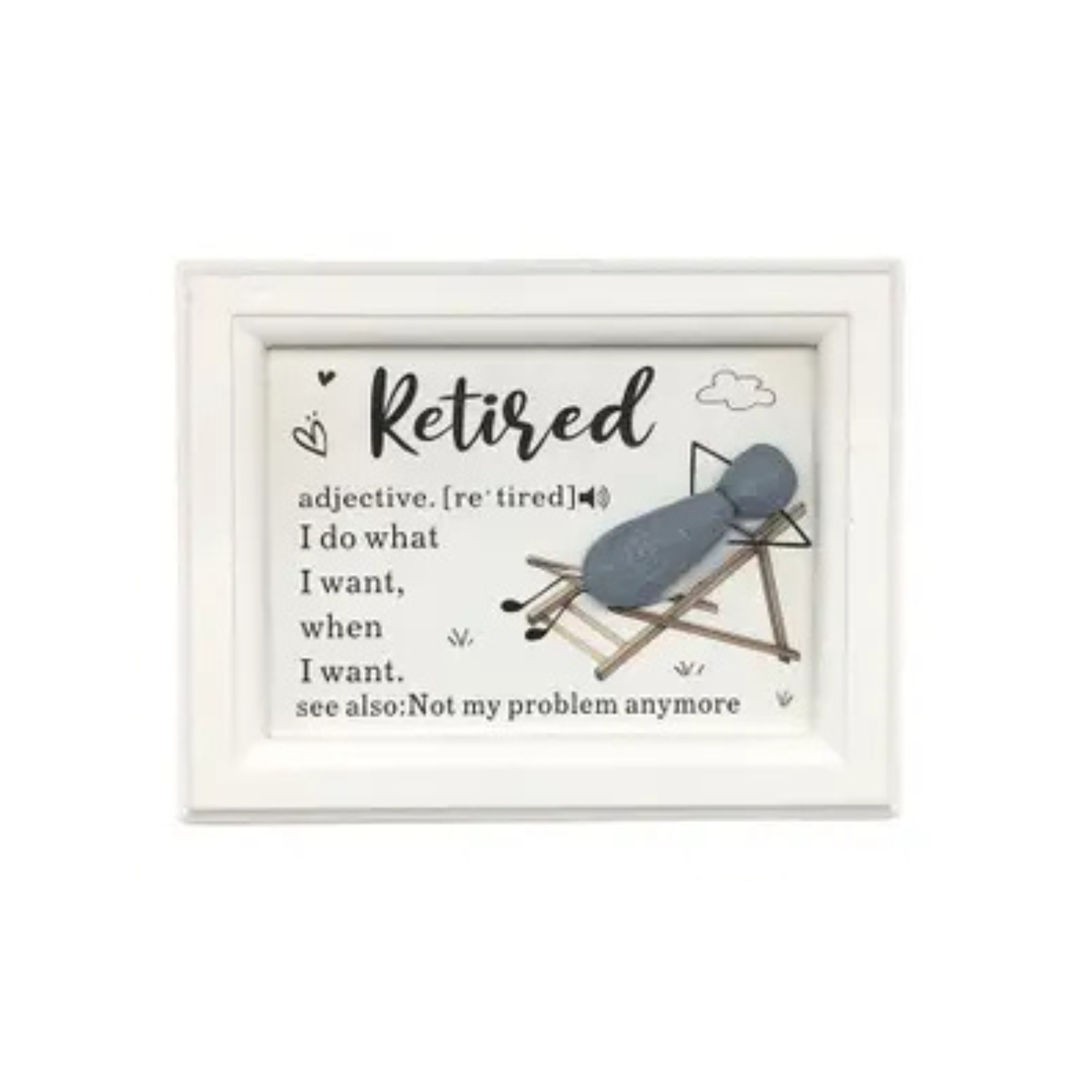Rock Art Plaque With Funny Saying