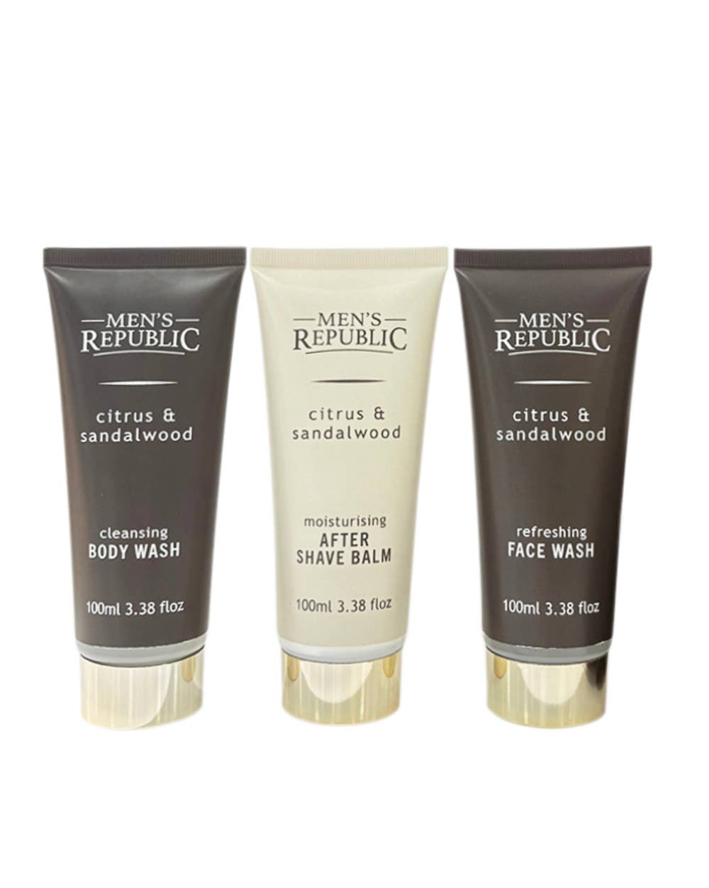 Men's Republic Grooming Kit - Soft Faux Leather Toiletry Bag