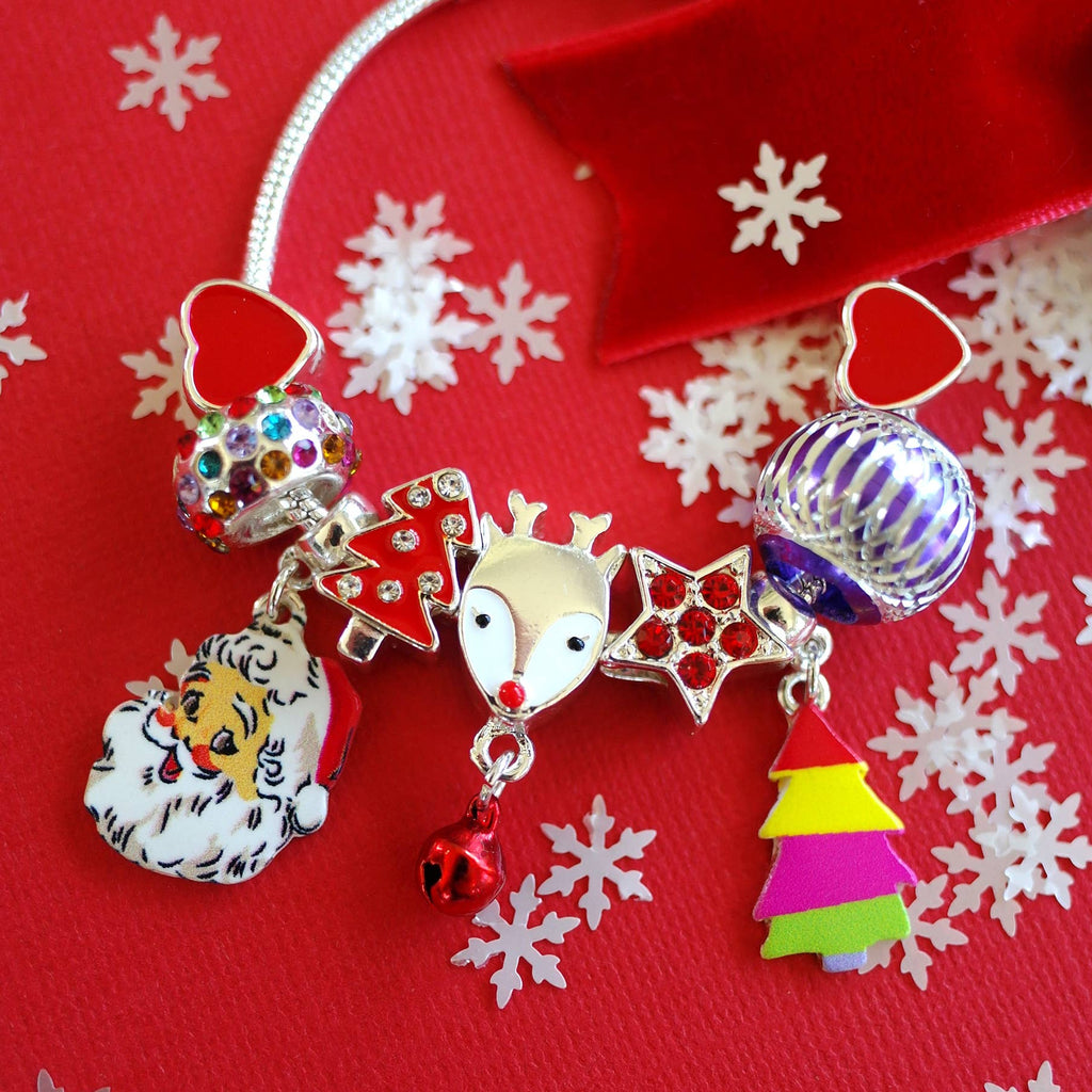 Merry Little Christmas Charm Bracelet