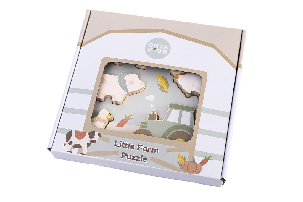 Onya Kids Wooden Farm Puzzle