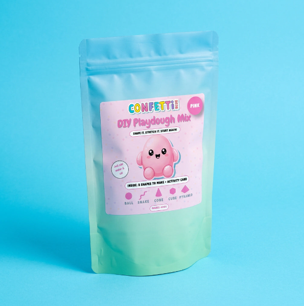 DIY Playdough Mix Kits for Kids - Pink