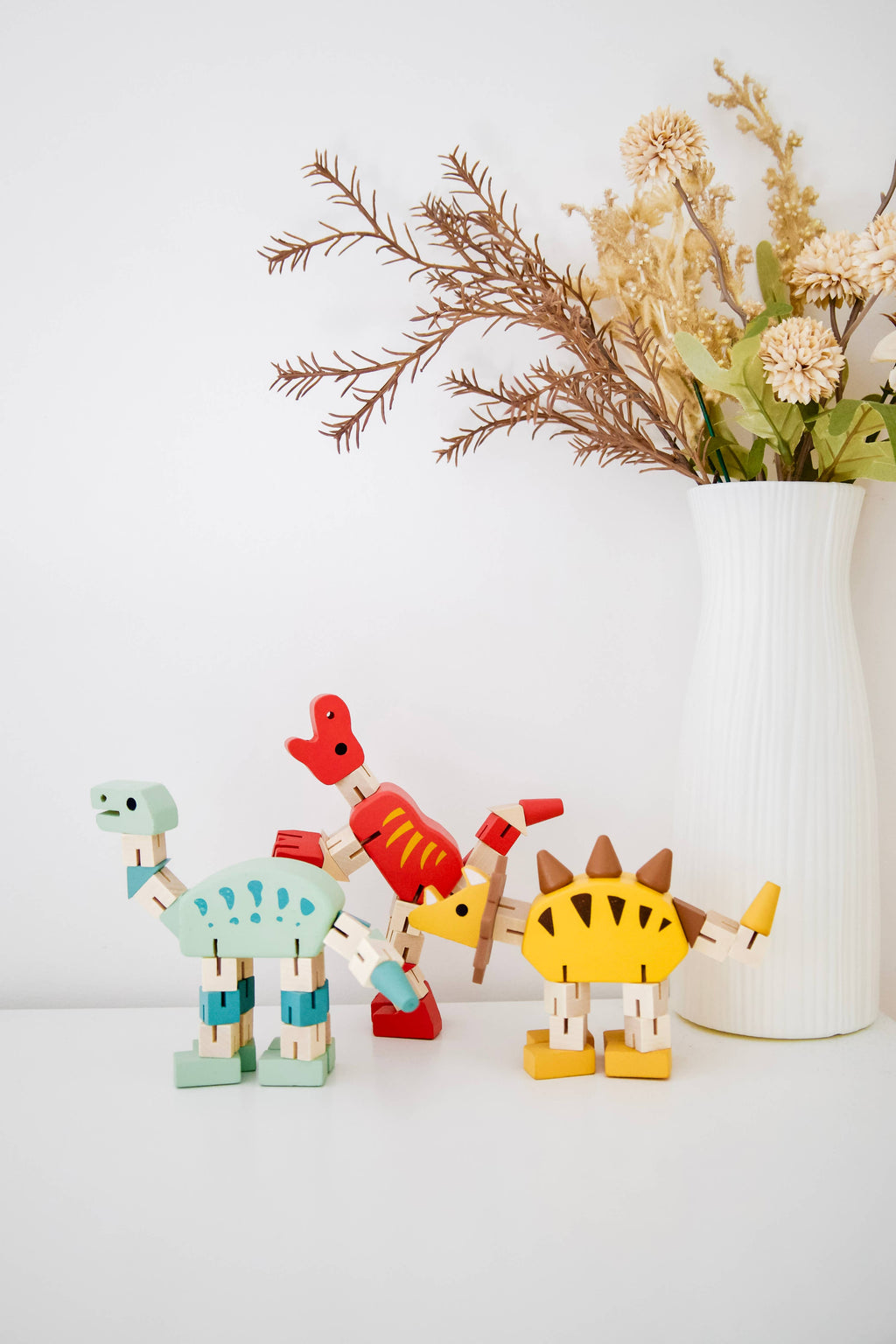 Toyslink Wooden Flexi Dinosaurs