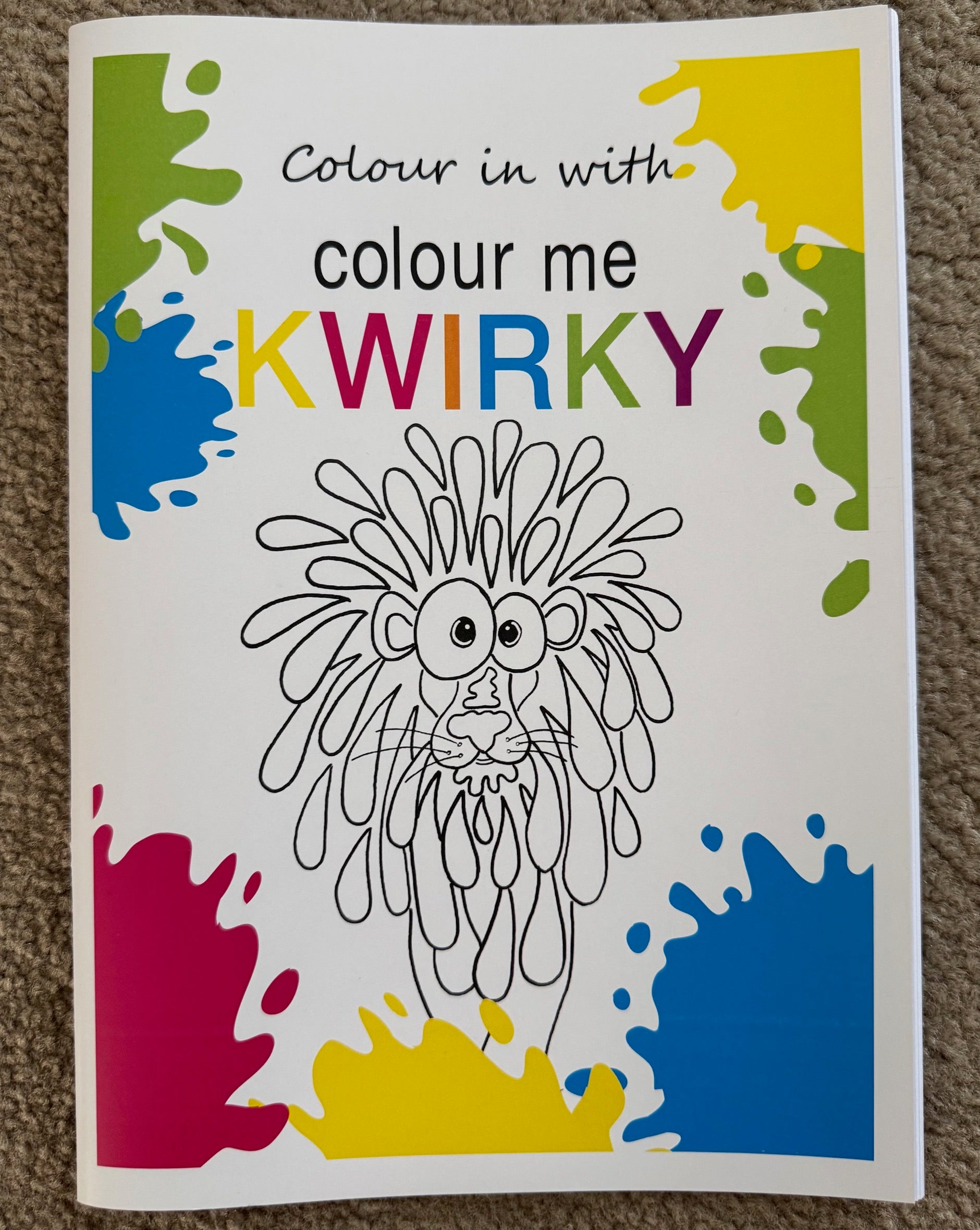 Colour in with colour me KWIRKY