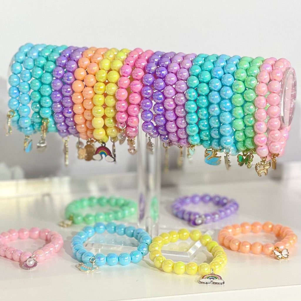 Beaded Bracelets with Charms