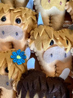 Highland Cow tooth fairy pillow
