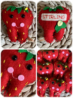 Strawberry tooth fairy pillow