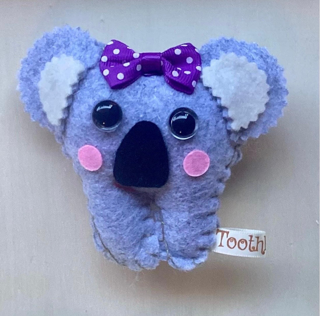 Koala tooth fairy pillow