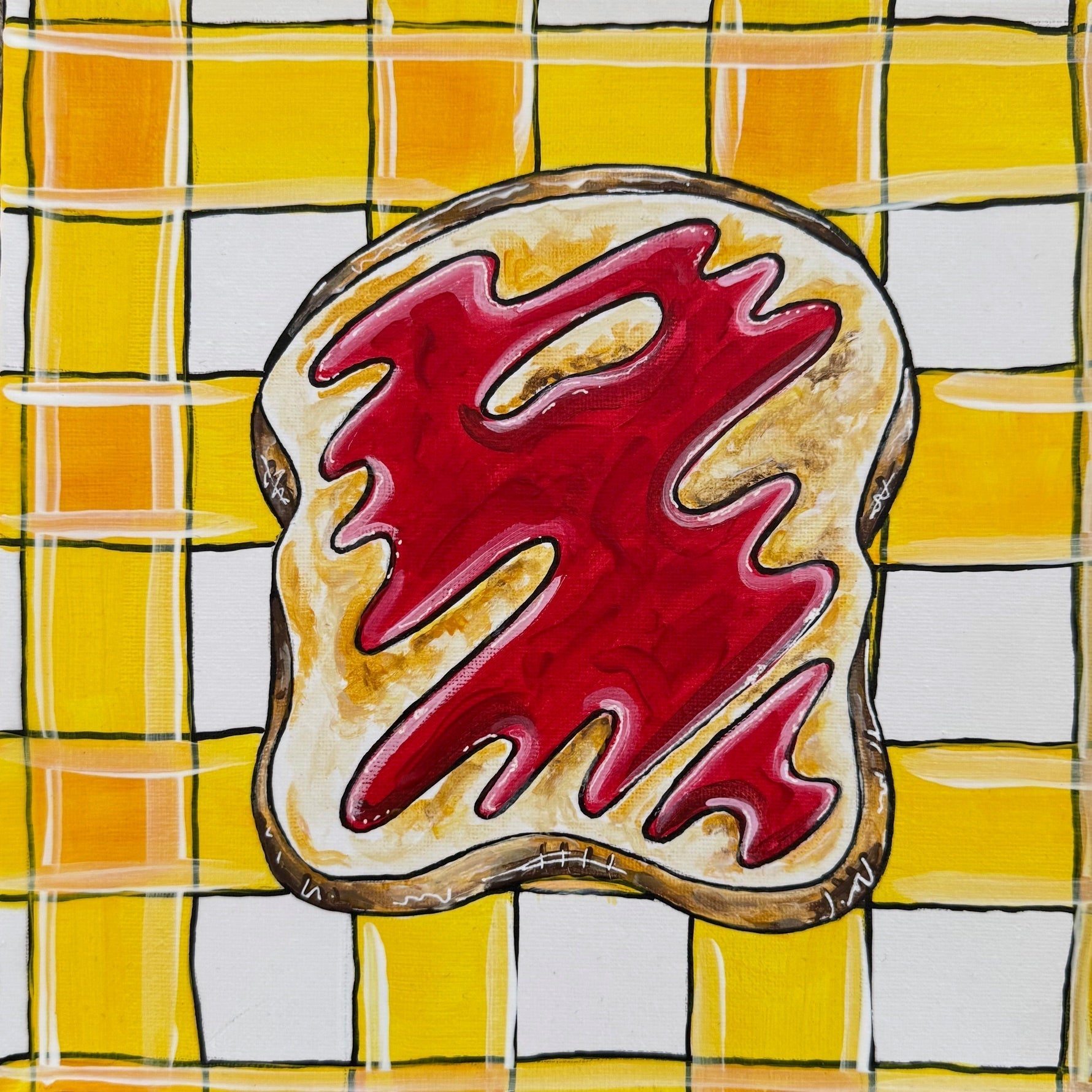 Strawberry Jam Toast